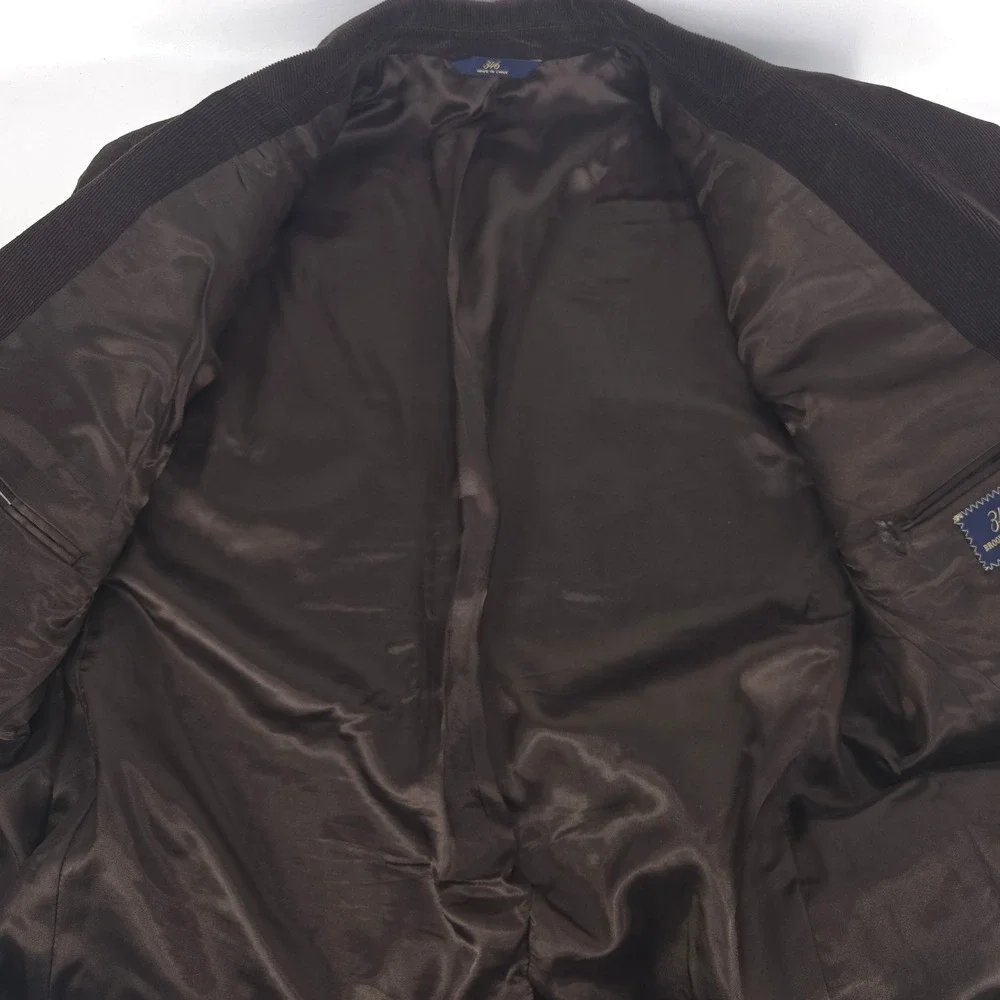 Brooks Brothers 346 Corduroy Sport Coat Brown Blazer 43R Career Classic Heritage
